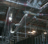 Installed ductwork